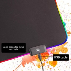 Mouse / teclado antiderrapante - USB - LED - RGB