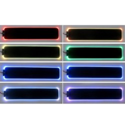 Teclado / descanso de pulso - almofada de apoio - almofada antiderrapante - RGB - LED
