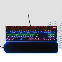 Teclado / descanso de pulso - almofada de apoio - almofada antiderrapante - RGB - LED