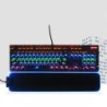 Teclado / descanso de pulso - almofada de apoio - almofada antiderrapante - RGB - LED