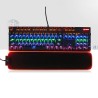 Teclado / descanso de pulso - almofada de apoio - almofada antiderrapante - RGB - LED