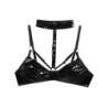 Sexy leather bra - with neck harnessLingerie