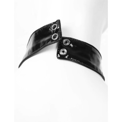 Sexy leather bra - with neck harnessLingerie