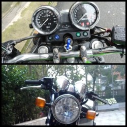 Velocímetro da motocicleta - tacômetro - hodômetro - para Kawasaki