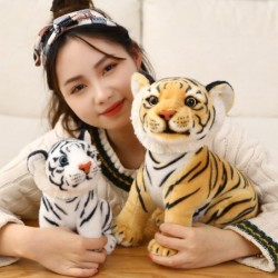 Tigre branco - brinquedo de pelúcia