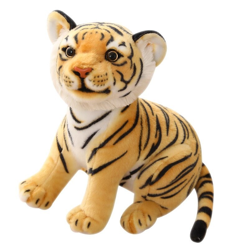 Tigre branco - brinquedo de pelúcia
