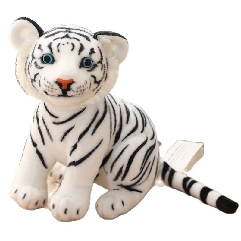 Tigre branco - brinquedo de pelúcia