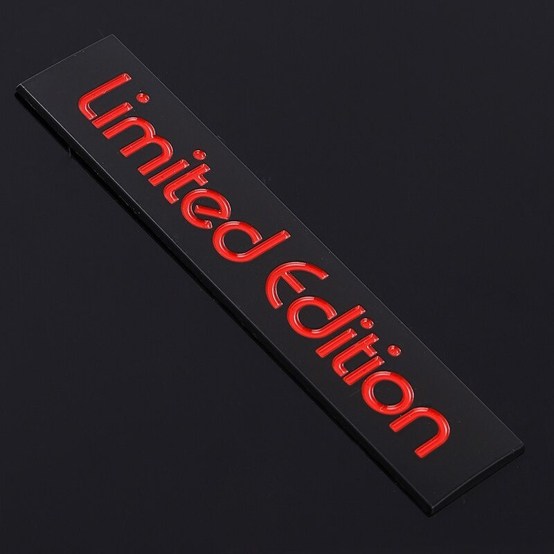 Adesivo de carro 3D - emblema de metal - LIMITED EDITION
