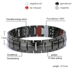 pulseira magnética de titânio