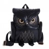 Mochila de couro impermeável - com padrão de coruja