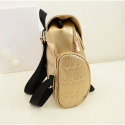 Waterproof leather backpack - with owl patternBackpacks