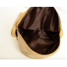 Mochila de couro impermeável - com padrão de coruja