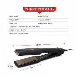 Kemei KM-329 - alisador de cabelo profissional - cerâmica