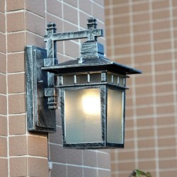 Retro outdoor wall lamp - waterproof - squareWall lights