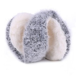 Warm winter earmuffs - foldable - knitted wool / plushHats & Caps