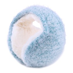 Warm winter earmuffs - foldable - knitted wool / plushHats & Caps