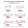 Elastic / stretchable sofa cover - universal - L-shape - 3-seat sofaSofa covers