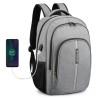 Mochila impermeável - bolsa para laptop de 15,6 polegadas - antifurto - porta USB - grande capacidade