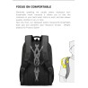Mochila impermeável - bolsa para laptop de 15,6 polegadas - antifurto - porta USB - grande capacidade