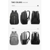 Mochila impermeável - bolsa para laptop de 15,6 polegadas - antifurto - porta USB - grande capacidade