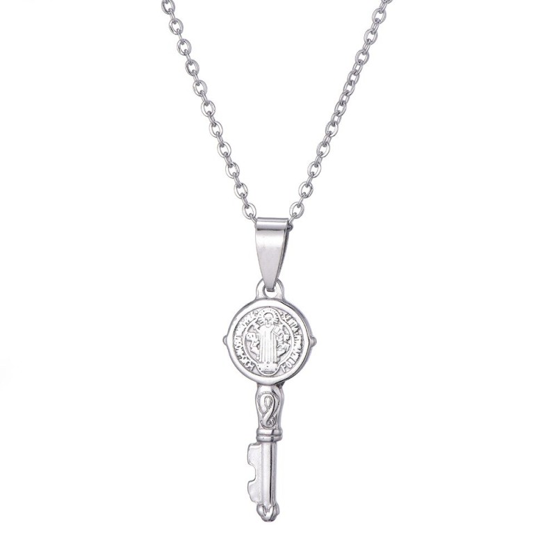 Key pendant necklace - cross / infinity patternNecklaces
