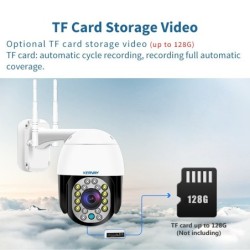 Security CCTV camera - night vision - outdoor - WiFi - 2MP - PTZ - HD - 1080PSecurity cameras