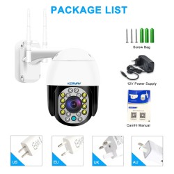Security CCTV camera - night vision - outdoor - WiFi - 2MP - PTZ - HD - 1080PSecurity cameras