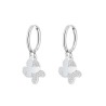 Small hoop earrings - with hanging butterfliesEarrings