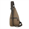 Mochila de lona masculina - bolsa de ombro / tiracolo