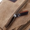 Mochila de lona masculina - bolsa de ombro / tiracolo