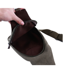 Men's canvas backpack - shoulder / crossbody bagBags
