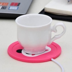Aquecedor de xícaras de silicone - aquecedor de chá / café / leite - USB - 5V