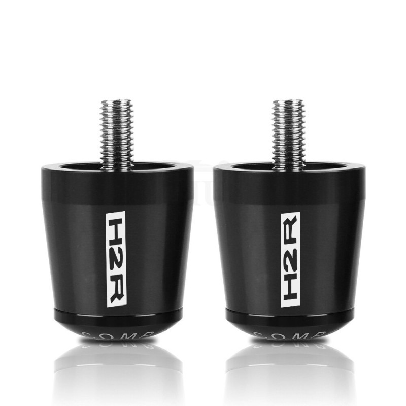 Extremidades do guidão da motocicleta - plugues balanceados - alumínio - 22mm - 2 peças