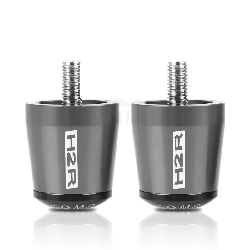 Extremidades do guidão da motocicleta - plugues balanceados - alumínio - 22mm - 2 peças