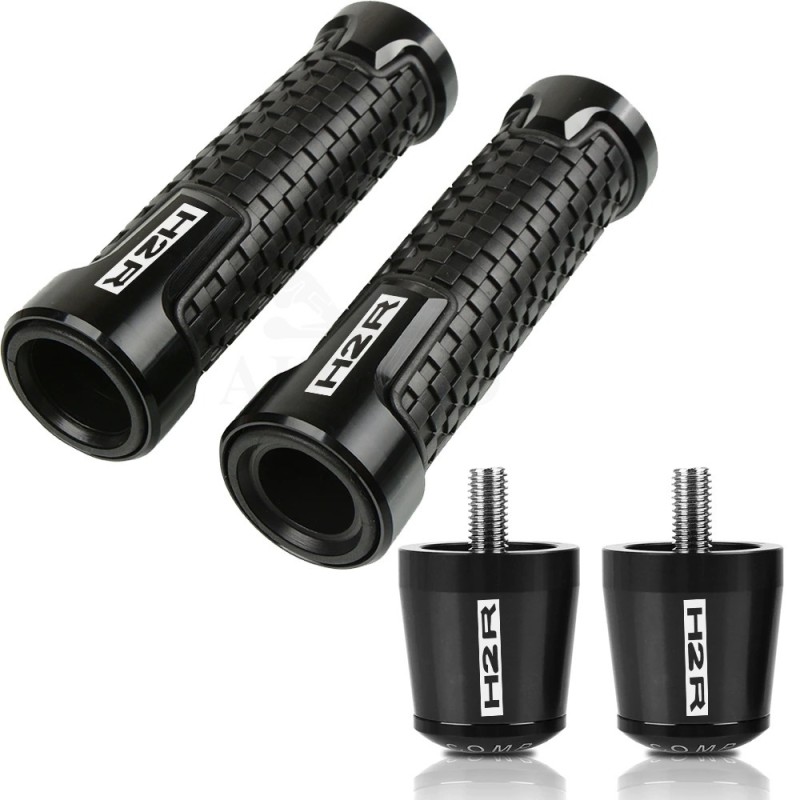 Guiador moto / extremidades - plugues de alumínio - 22 mm - conjunto