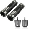 Guiador moto / extremidades - plugues de alumínio - 22 mm - conjunto