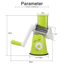 Manual vegetables / fruits slicer - cutter - graterMills - Grinders