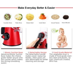Manual vegetables / fruits slicer - cutter - graterMills - Grinders