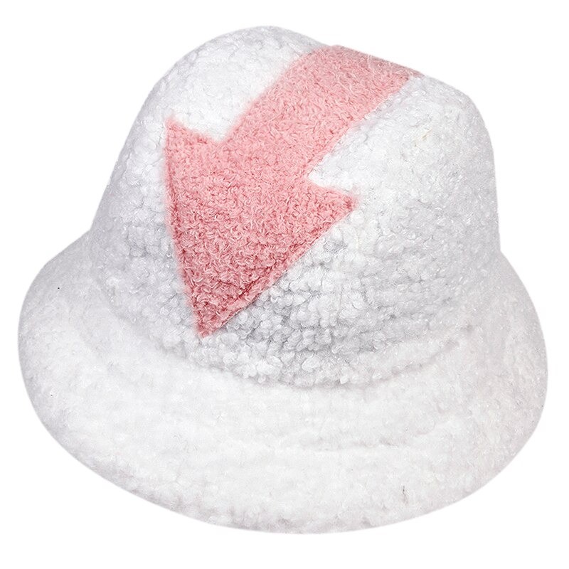 Lamb wool hat - bucket type - arrow symbol printHats & caps