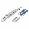 Barber razor - folding knife with 10 bladesShaving