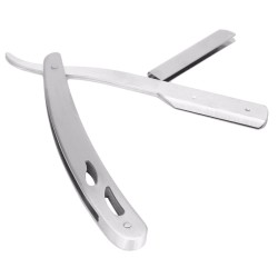 Barber razor - folding knife with 10 bladesShaving