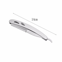 Barber razor - folding knife with 10 bladesShaving