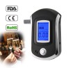 Bafômetro digital profissional - testador de alcoolemia - LCD - com 5 bocais