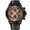 Naviforce - relógio Quartz esportivo - à prova d'água - pulseira de couro