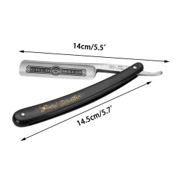 Gold Dollar - barber straight razor - foldable - stainless steelShaving