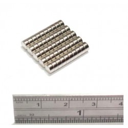 N35 - ímã de neodímio - disco redondo - 4mm * 2mm - 100 peças