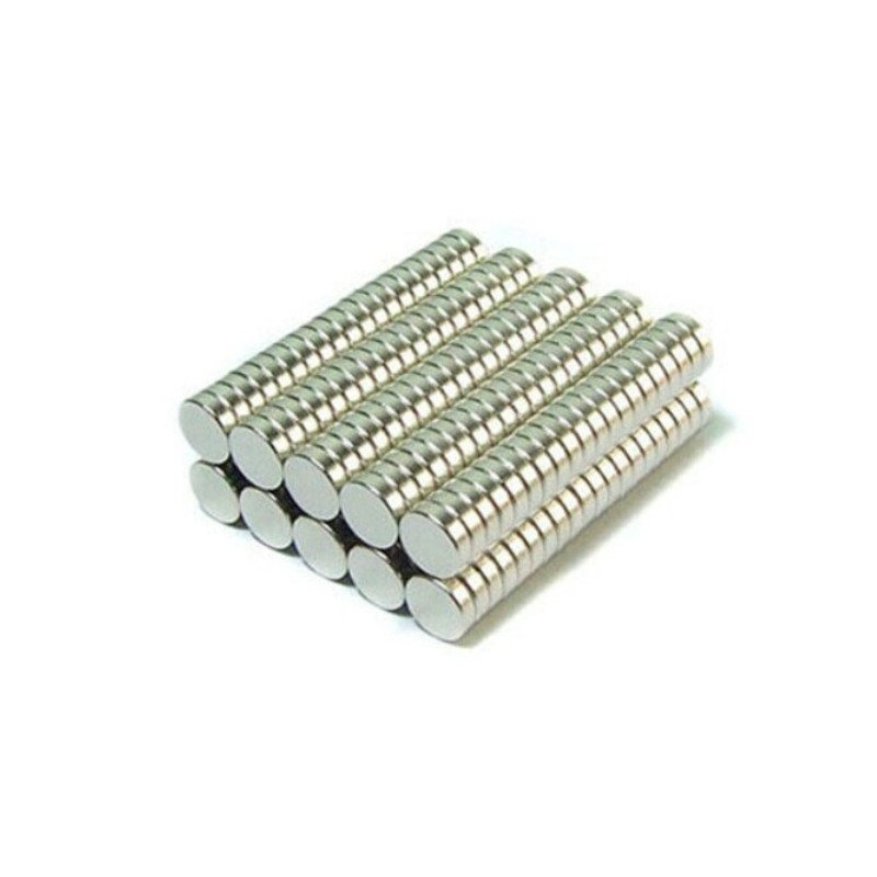 N35 - ímã de neodímio - disco redondo - 4mm * 2mm - 100 peças