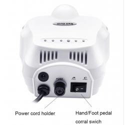 Broca de unhas profissional - controle de velocidade - manicure / pedicure - conjunto com brocas - 15W