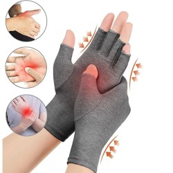 Therapeutic compression gloves - arthritis pain relief - cottonMassage