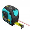 DT10 - telêmetro a laser 2 em 1 - com display LCD digital - fita métrica